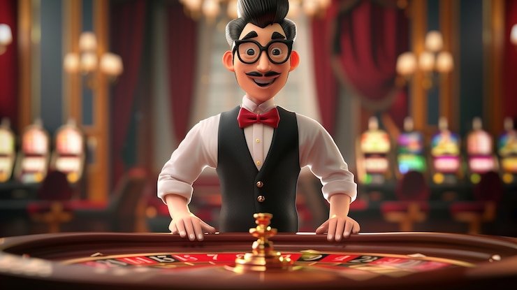 Tampilan detail jackpot progresif Mega Moolah dengan empat tingkat hadiah yang terakumulasi